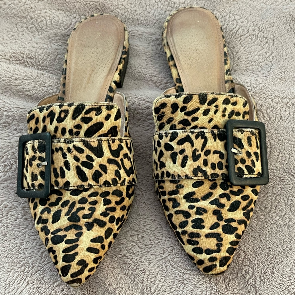 Halogen Cheetah Print Mules!